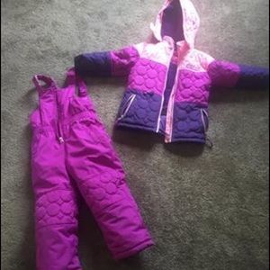 Girls size 4 snow suit